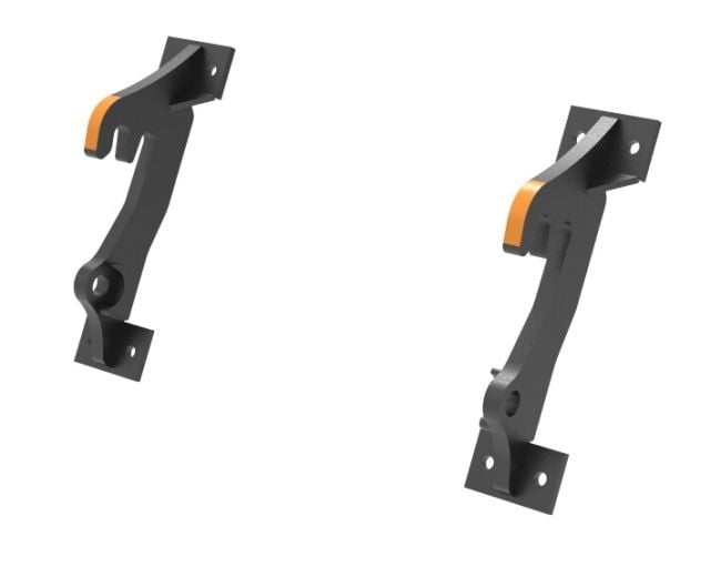 Quicke BoH Rail S Schäffer Typ KR Q | Hakensatz Quicke BoH Hakensatz Rail S Schäffer Typ KR Q: Anschraubhaken für Anbaugeräte mit Rail-Schnittstelle. Art.-Nr. 11255823Q. Online auswählen.