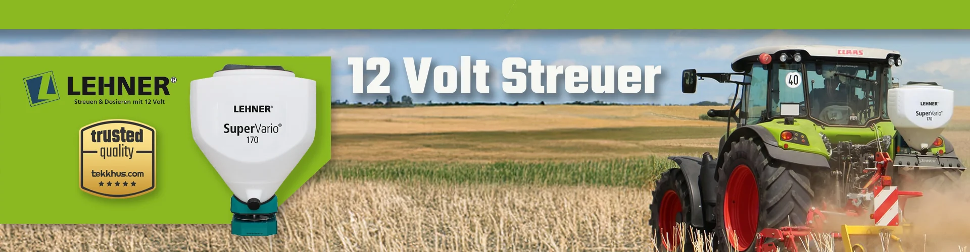 Lehner-Streuer 12 Volt für Zwischenfrüchte