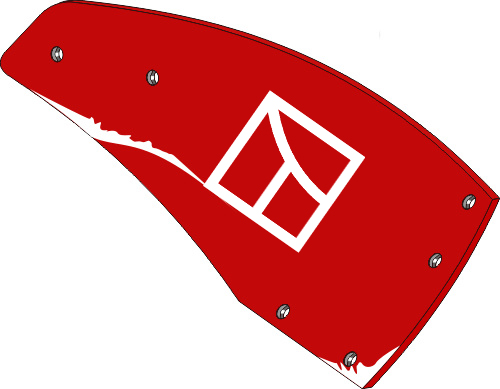 38.0109 Pflugteil Streichblech-Hinterteil - rechts (PR2.001.01) 38.0109 Pflugteil Streichblech-Hinterteil - rechts (PR2.001.01) passend für Vogel und Noot