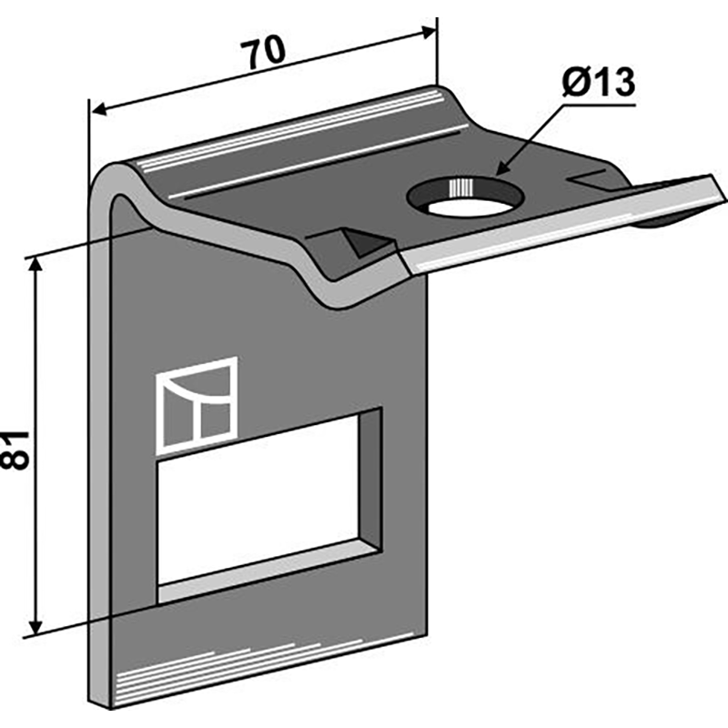 Landwirtschaft Bodenbearbeitung Grubber Schare & Leitbleche Halter für Zinken 45 x 12 Landwirtschaft Bodenbearbeitung Grubber Schare & Leitbleche Halter für Zinken 45 x 12