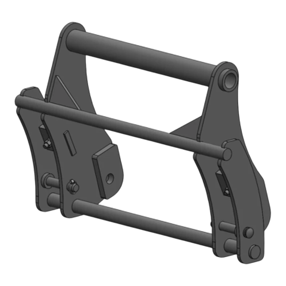 Adapterrahmen Bobcat, Massey Ferguson auf Faucheux STD – Adapteransicht 1