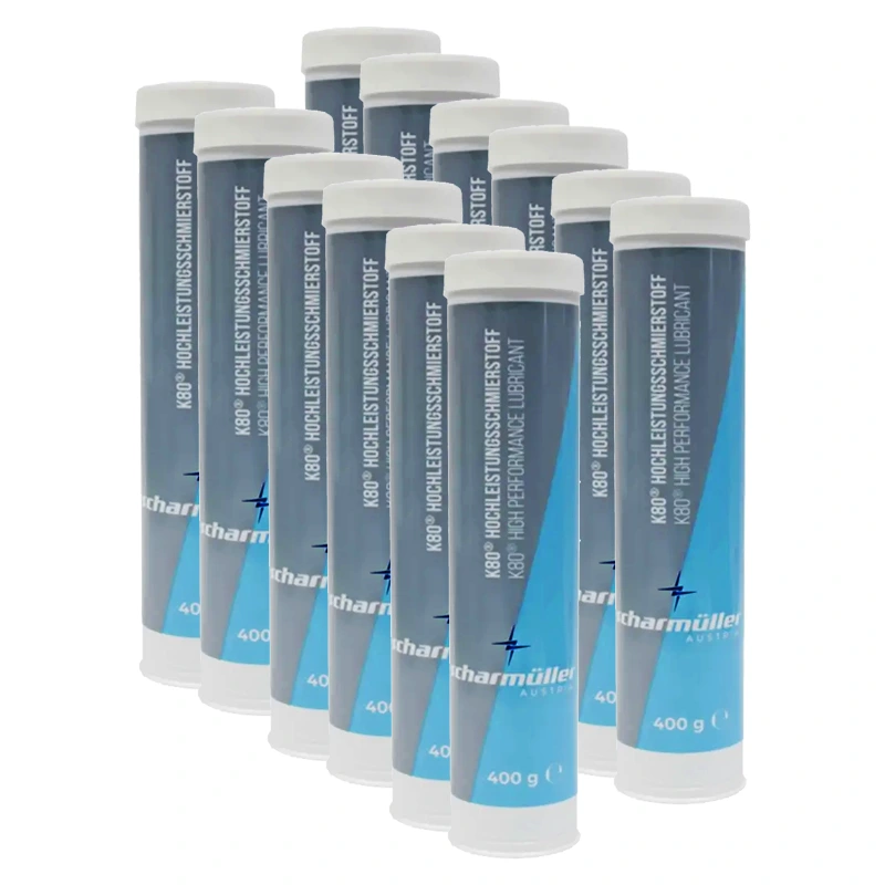 Fettkartuschen Hochleistungsschmierstoff Scharmüller für K80-Kugeln Fettkartuschen Scharmüller 12er-Pack für K80-Kugel