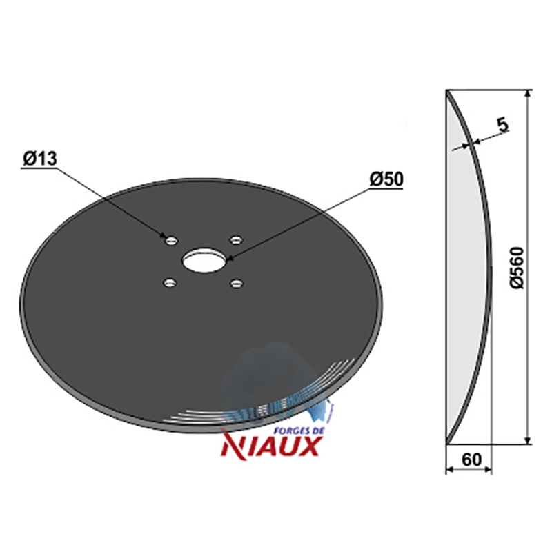 Landwirtschaft Bodenbearbeitung Scheibeneggen Scheibe glatt Niaux|Schreiber Landwirtschaft Bodenbearbeitung Scheibeneggen Scheibe glatt Niaux|Schreiber