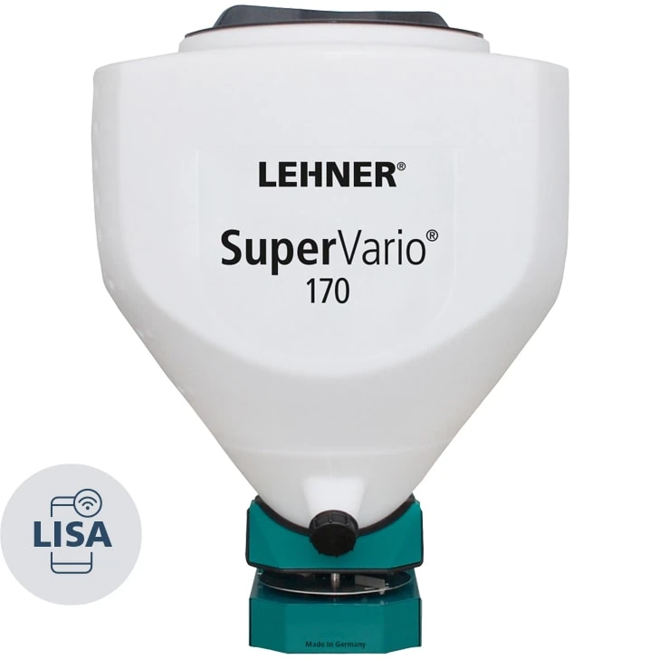 LEHNER SuperVario Streuer 12 Volt für Zwischenfrüchte und Grassaaten LEHNER SuperVario Streuer 12 Volt für Zwischenfrüchte und Grassaaten