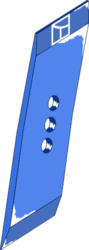 37.0004 Pflugteil Scharspitze MP332L - links (2708.28.02) 37.0004 Pflugteil Scharspitze MP332L - links (2708.28.02) passend für Rabe