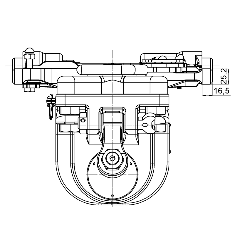 K80 Scharmüller CASE IH NEW Holland Steyr 325 mm05.6325.33-A02 K80-Zugkugel für CASE IH NEW Holland Steyr 325 mmYR