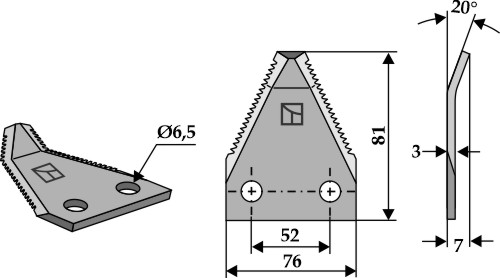 Futtermischwagenmesser