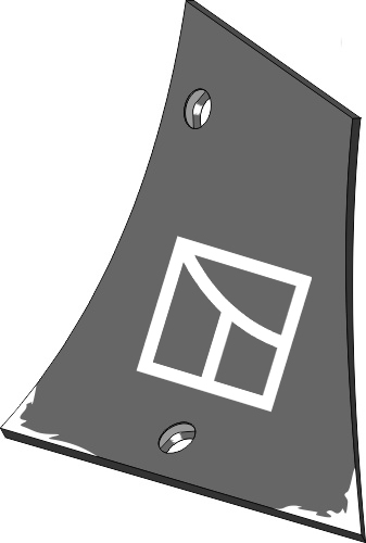 35.0088 Pflugteil Streichblech-Vorderteil - rechts (178114) passend für Grégoire Besson