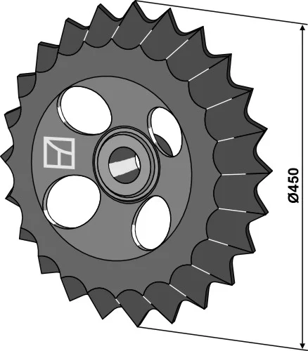 Zahnwalzenring - Ø450mm | 316-522.1 Industriehof Scherenbostel | Zahnwalzenring - Ø450mm (316-522.1)