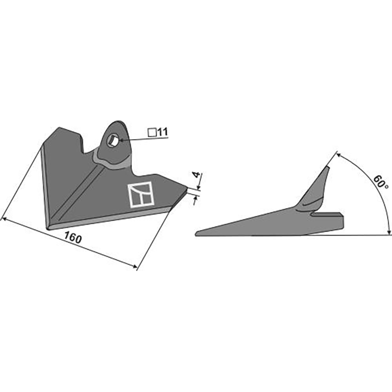 Landwirtschaft Bodenbearbeitung Grubber Schare & Leitbleche Hackschar Einböck Landwirtschaft Bodenbearbeitung Grubber Schare & Leitbleche Hackschar Einböck