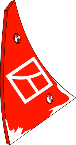 Pflugteil Streichblech-Vorderteil - links (619201|H0401790|619101) 34.0159 von Industriehof