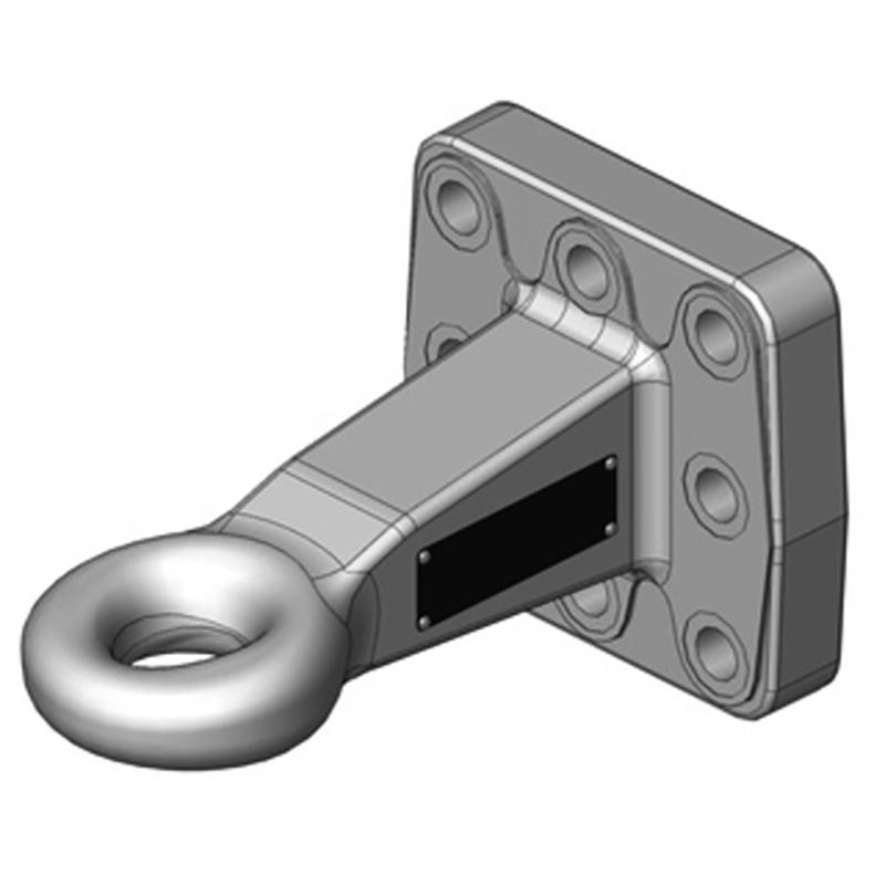 Anhängetechnik Scharmüller Zugöse Flansch #00.653.40.0-A02