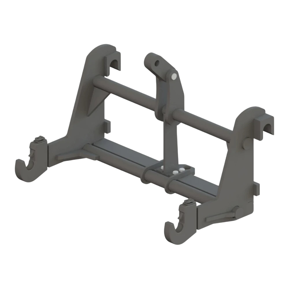 Adapterrahmen Merlo ZM2 auf 3-Punkt KAT 3 – Produktbild 1 Adapterrahmen Merlo ZM2 auf 3-Punkt KAT 3 – Adapteransicht 1