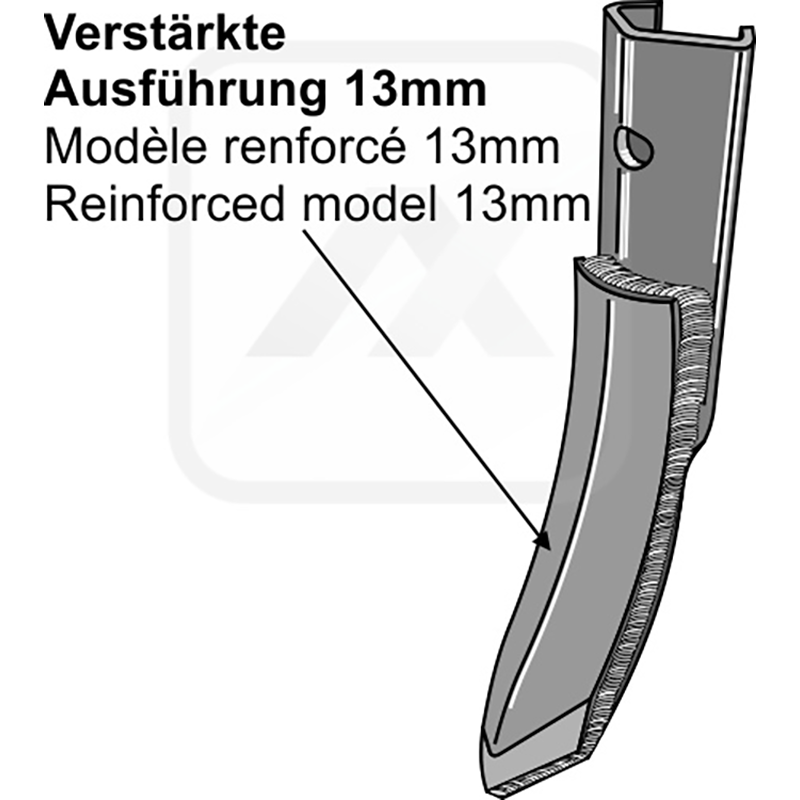 Landwirtschaft Bodenbearbeitung Grubber Schare & Leitbleche Schnell-Wechsel-Schar - 50mm Bourgault Grubber Schare & Leitbleche Schnell-Wechsel-Schar - 50mm Bourgault