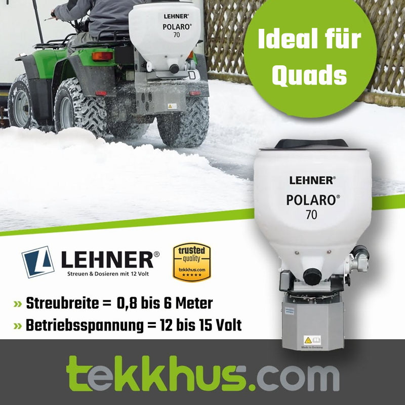 LEHNER POLARO® 70 71111 Streusalz-Streuer für Quads und atv