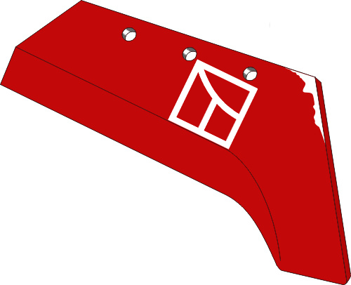 38.0058 Pflugteil Schnabelschar - 14'' - rechts (PK0.000.03A) passend für Vogel und Noot