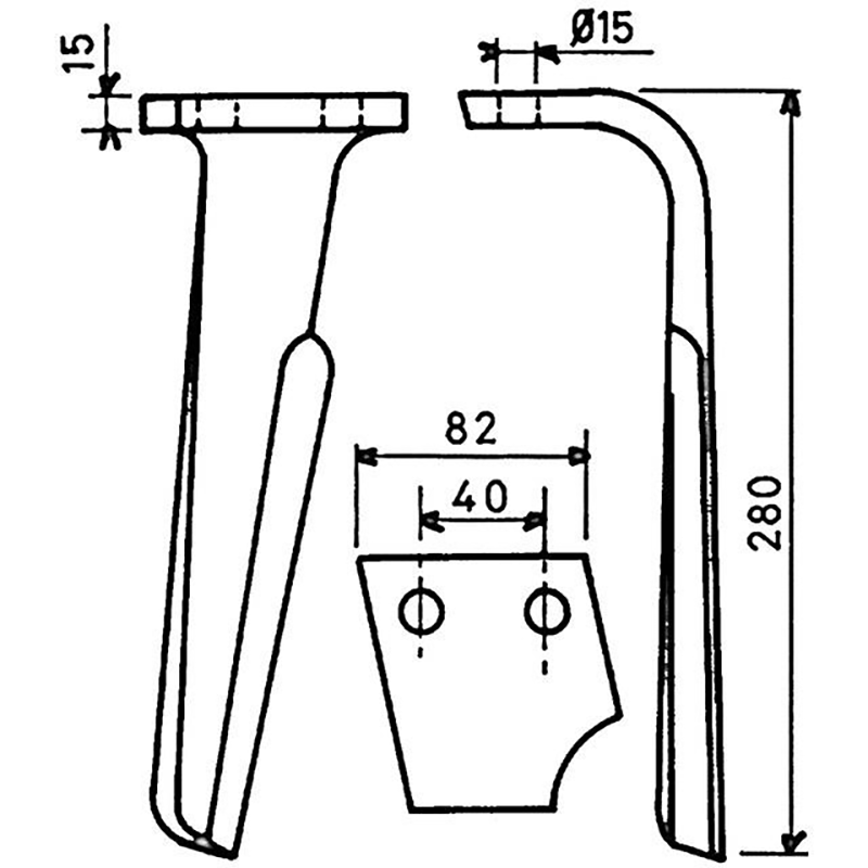 Kreiseleggenzinken Li.80X15 Kg26 Rabewerk