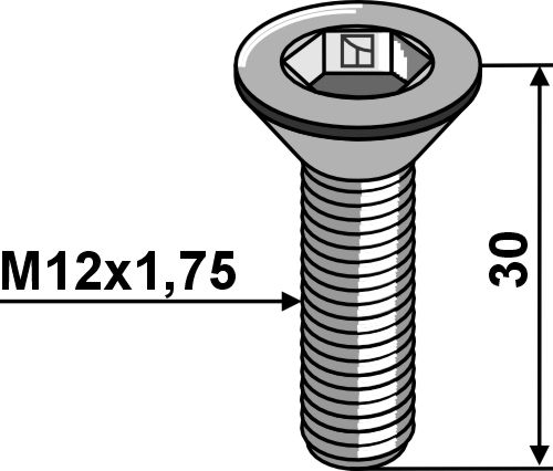 Senkschraube mit Innensechskant