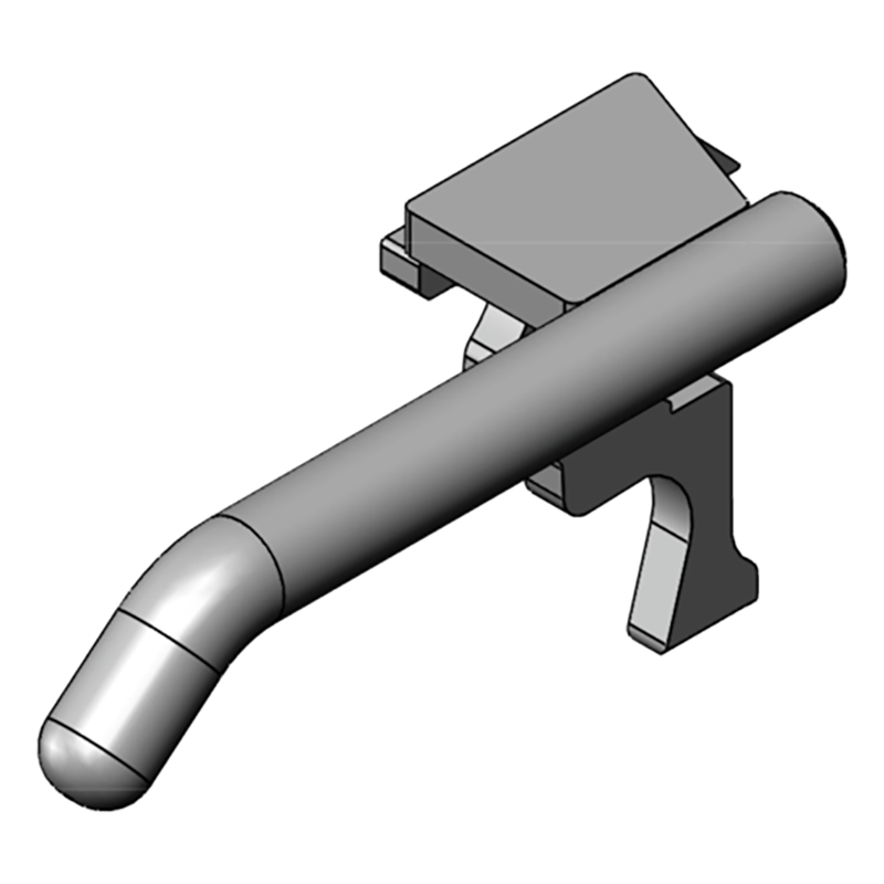 Ersatzteil Scharmüller Betätigungsgriff W390 Guss vz. #10.645.405.0