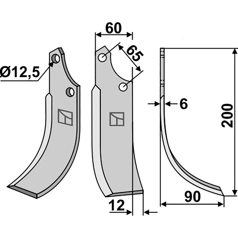 ORT-01R Fräsmesser, rechte Ausführung Ortolan Fräsmesser, rechte Ausführung IHOF ORT-01R