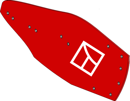 Streichblech-Hinterteil rechts passend für Vogel und Noot (PR6.000.01)