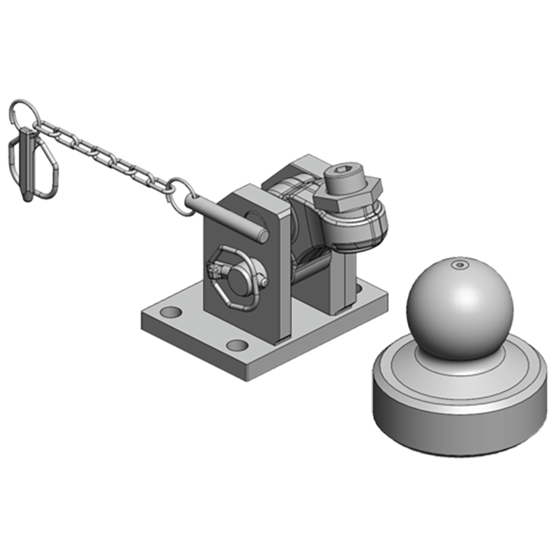 Anhängetechnik Scharmüller K80® Einschweißkugel #02.481.353