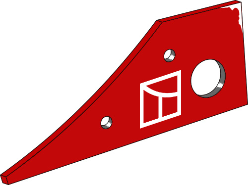 38.0015 Pflugteil Anlagenspitze - rechts (PK8.130.03) 38.0015 Pflugteil Anlagenspitze - rechts (PK8.130.03) passend für Vogel und Noot