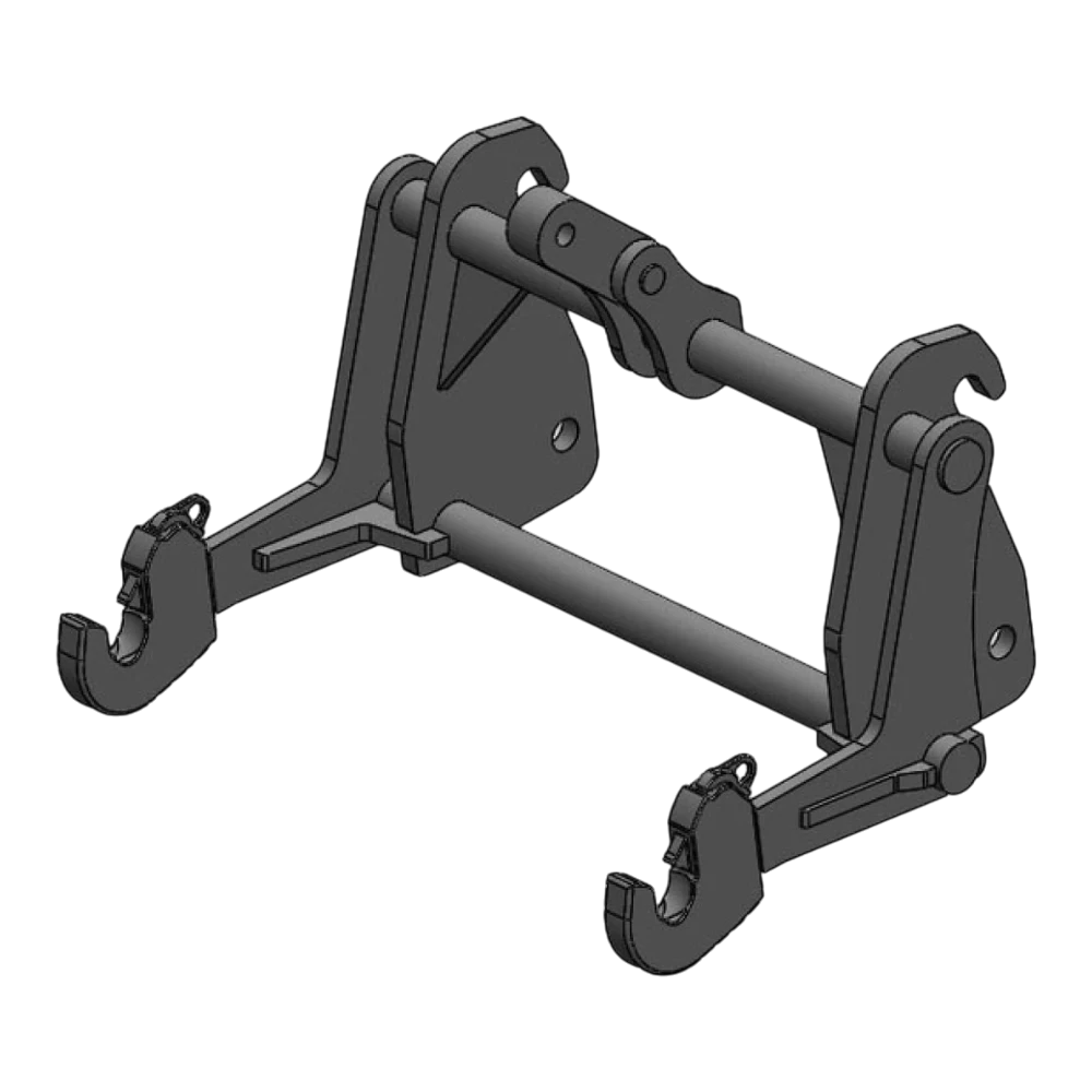 Adapterrahmen Weidemann SERIE 30 auf 3-Punkt KAT 2 – Produktbild 1 Adapterrahmen Weidemann SERIE 30 auf 3-Punkt KAT 2 – Adapteransicht 1