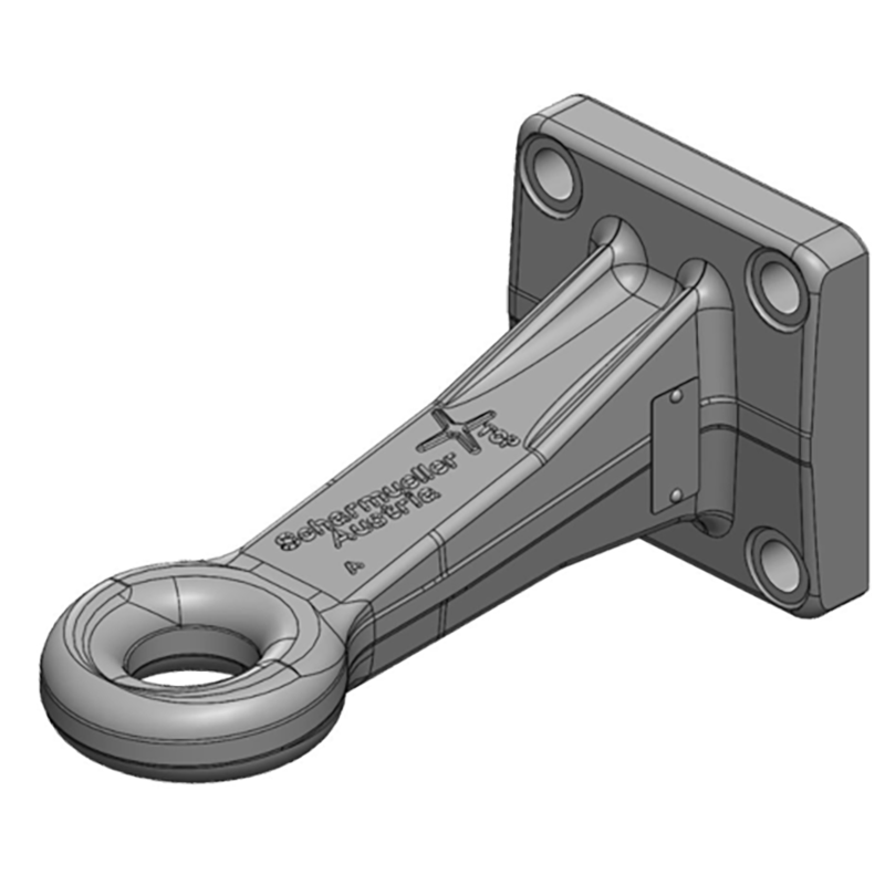 Anhängetechnik Scharmüller Zugöse Flansch #00.664.42.1-A90
