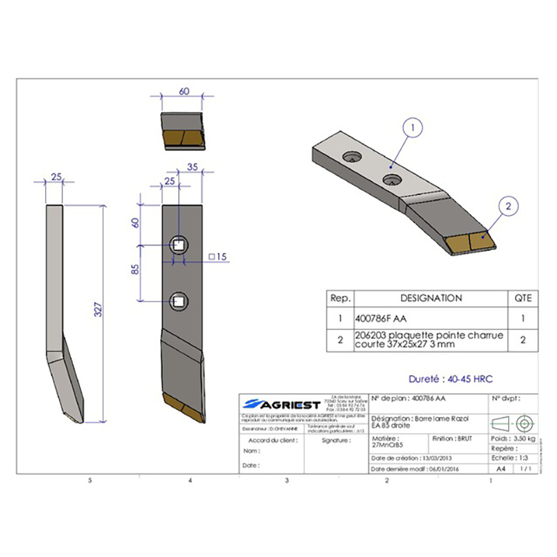 Landwirtschaft Bodenbearbeitung Grubber Tiefenlockerer Meissel Nachbau Razol Rechts Hartmetall Landwirtschaft Bodenbearbeitung Grubber Tiefenlockerer Meissel Nachbau Razol Rechts Hartmetall