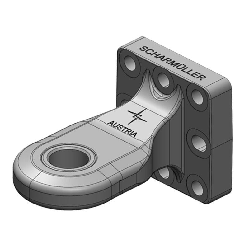 Scharmüller Zugöse Flansch #00.652.161.1-A02 Anhängetechnik Scharmüller Zugöse Flansch #00.652.161.1-A02