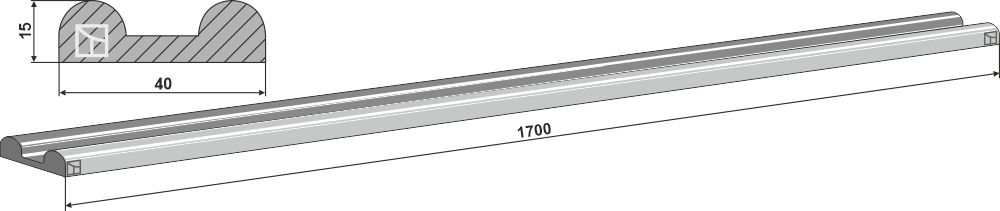 Kratzbodenleiste |69-7-924 Industriehof Scherenbostel | Kratzbodenleiste (69-7-924)