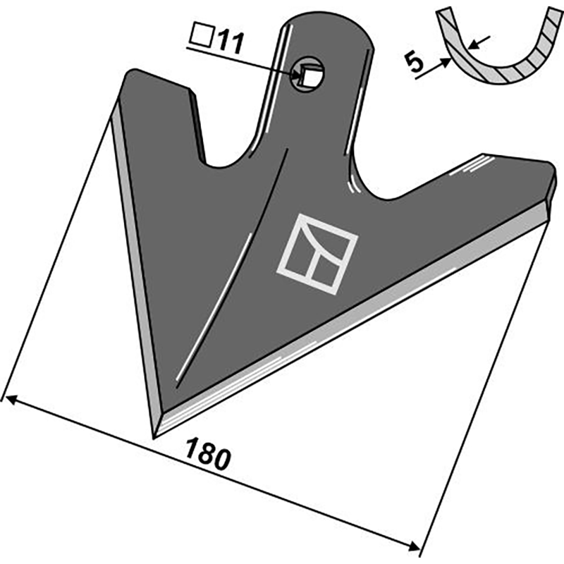 Landwirtschaft Bodenbearbeitung Grubber Schare & Leitbleche Hackschar Lemken|Einböck