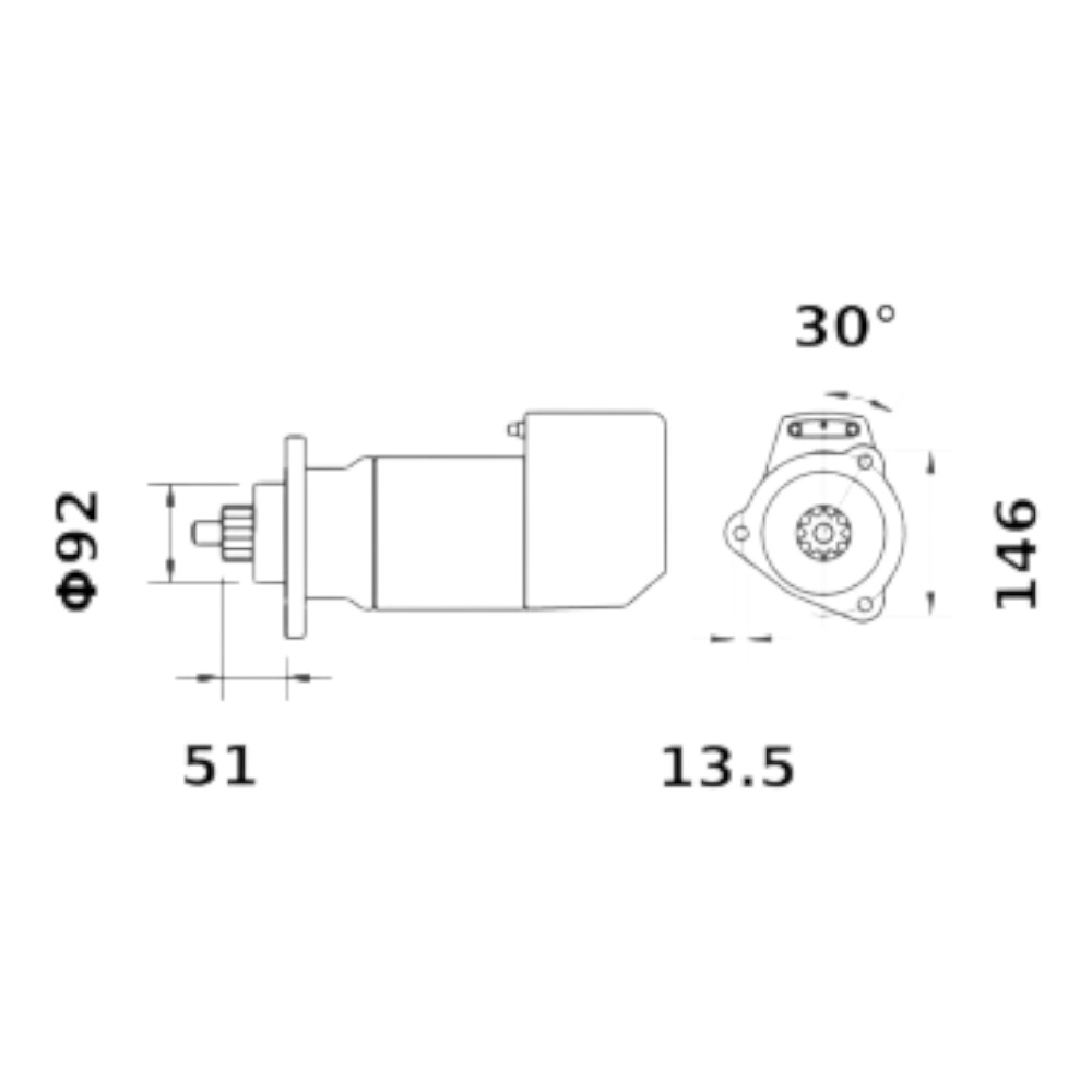 MAHLE Anlasser, Starter MAHLE Anlasser, Starter