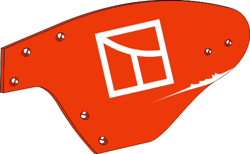 43.0023 Pflugteil Streichblech-Hinterteil - links (024079) passend für Niemeyer