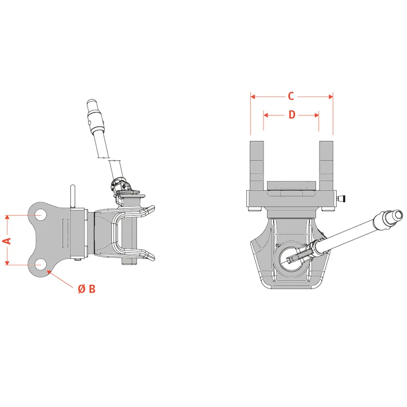 Anhängekupplung von Cramer für Case IHC Anhängekupplung von Cramer für Case IHC