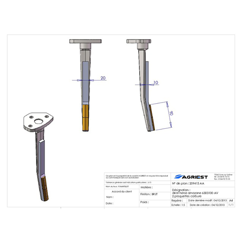 Kreiseleggenzinken Nachbau Amazone 6303100 (Av) Mit 2 Hartmetallplatten Kreiseleggenzinken Nachbau Amazone 6303100 (Av) Mit 2 Hartmetallplatten