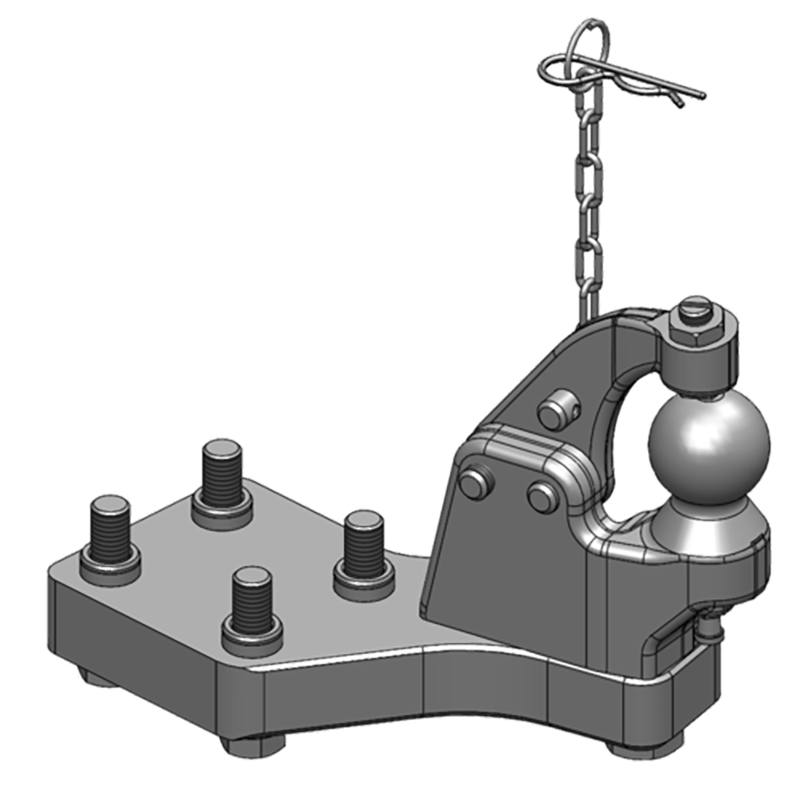 Anhängetechnik Scharmüller Zwangslenkungsteil Für K80®-Tragplatten #00.520.57.0-A29