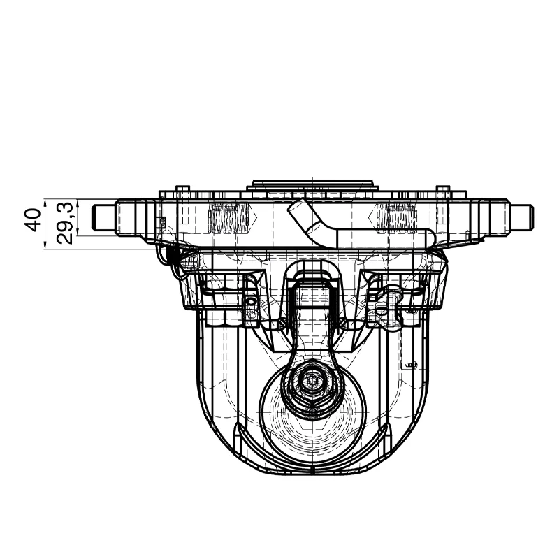 K80 Kugel Scharmüller 7631442A02 CBM-Anhängebock 314mm