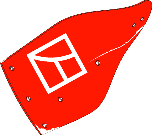 Streichblech-Hinterteil links passend für Kuhn (616139) Streichblech-Hinterteil links passend für Kuhn (616139)