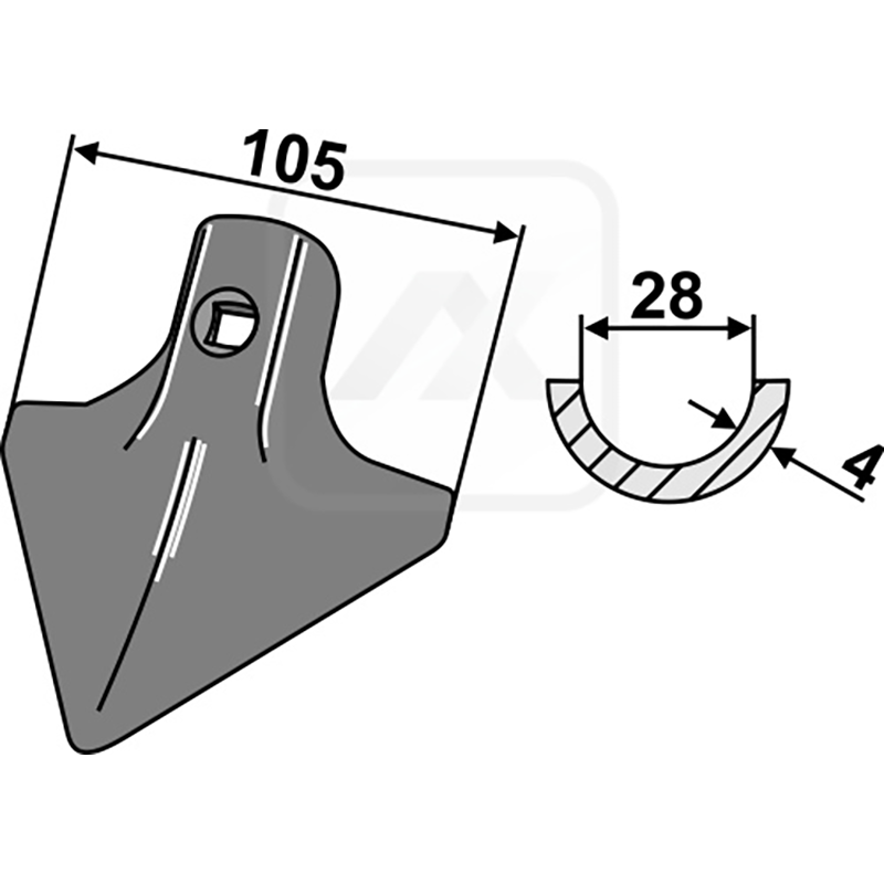 Landwirtschaft Bodenbearbeitung Grubber Schare & Leitbleche Hackschar Landwirtschaft Bodenbearbeitung Grubber Schare & Leitbleche Hackschar