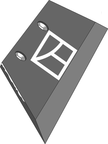 P134557 Pflugteil Schar-Hinterteil WG10B L - links (3351957) 32.0168 32.0168 Pflugteil Schar-Hinterteil WG10B L - links (3351957) passend für Lemken