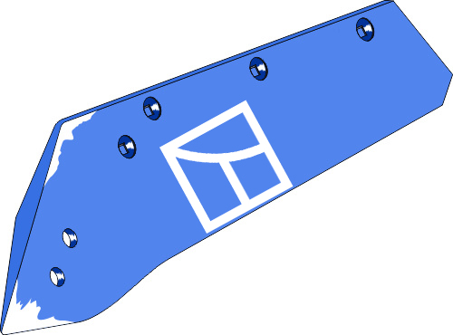 37.0042 Pflugteil Wechselspitzenschar SSP350WSL - links (2751.22.02) 37.0042 Pflugteil Wechselspitzenschar SSP350WSL - links (2751.22.02) passend für Rabe