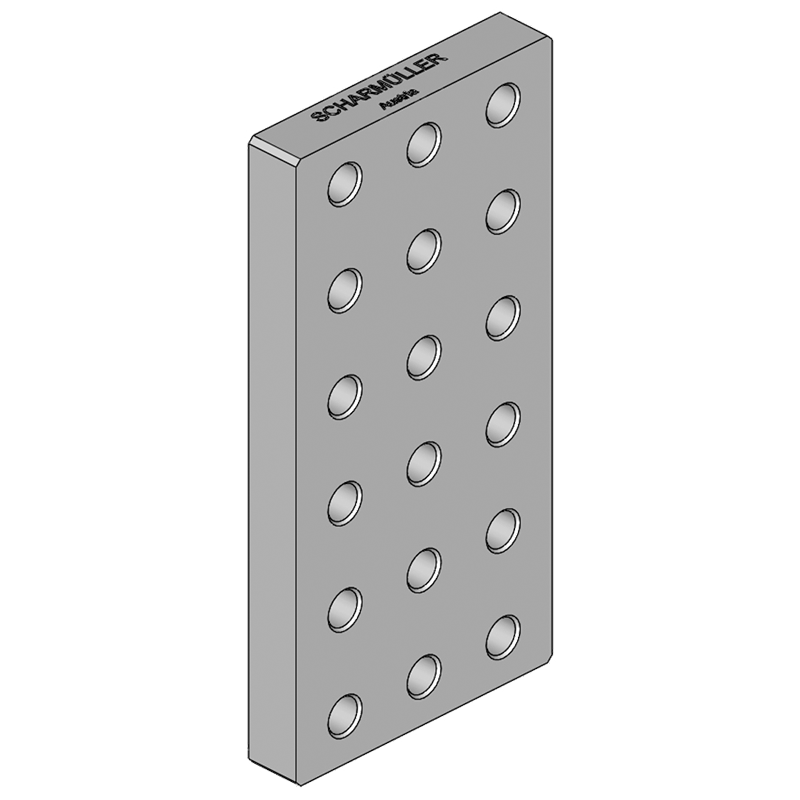 Traktorentechnik Anhängetechnik Scharmüller Anschweißplatte #00.645.500.0 Traktorentechnik Anhängetechnik Scharmüller Anschweißplatte #00.645.500.0
