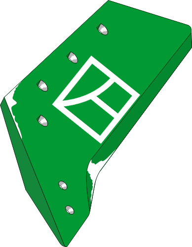 33.0101 Pflugteil Wechselspitzenschar - 18'' - links (67073081) 33.0101 Pflugteil Wechselspitzenschar - 18'' - links (67073081) passend für Pöttinger