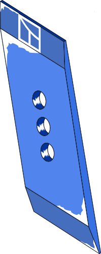 37.0001 Pflugteil Scharspitze MP293 - rechts (2701.12.01) passend für Rabe