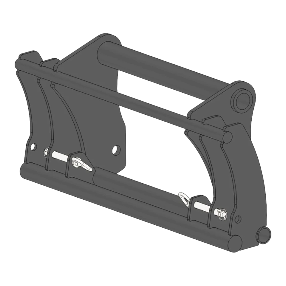 Adapterrahmen Manitou auf Euro – Adapteransicht 1
