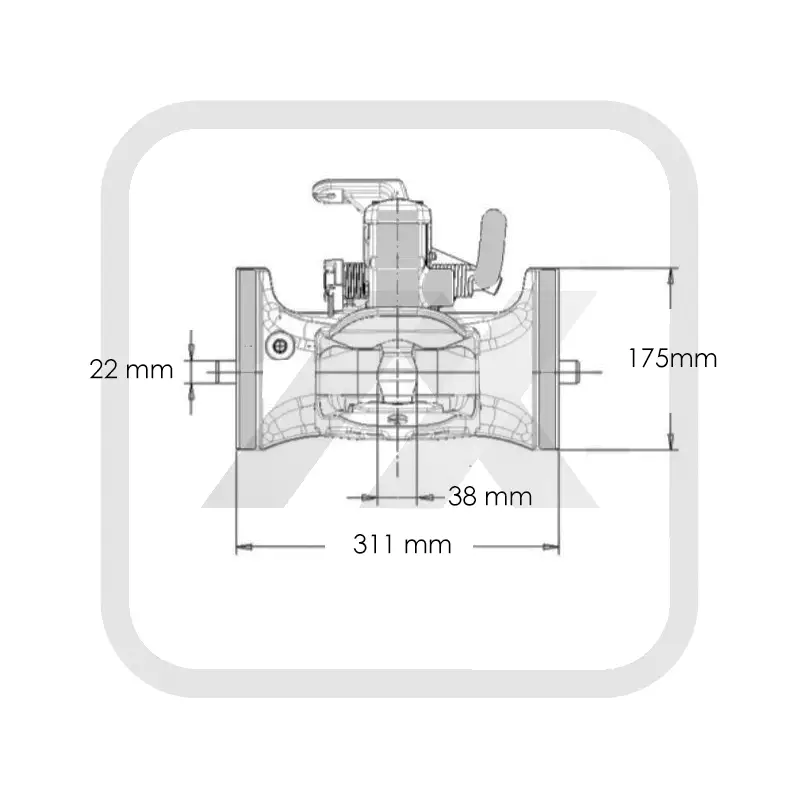 Anhängekupplung Fendt Farmer Favorit von Sauermann Anhängekupplung Fendt Farmer Favorit von Sauermann