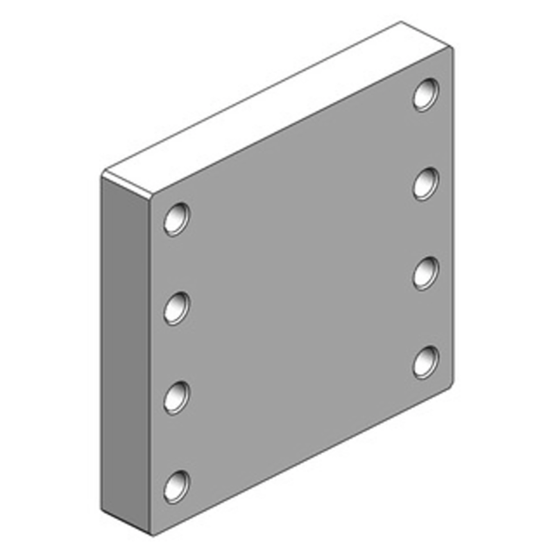 Traktorentechnik Anhängetechnik Scharmüller Anschweißplatte #00.645.28.0 Traktorentechnik Anhängetechnik Scharmüller Anschweißplatte #00.645.28.0