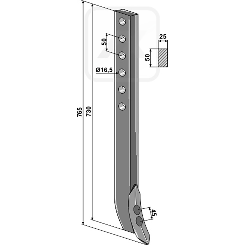 Landwirtschaft Bodenbearbeitung Grubber Schare & Leitbleche Spurlockererzinken mit Schar Väderstad Landwirtschaft Bodenbearbeitung Grubber Schare & Leitbleche Spurlockererzinken mit Schar Väderstad